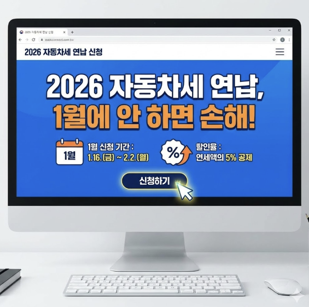 자동차세 연납 할인