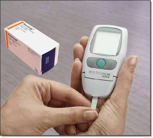 당뇨병 환자 혈당 체크