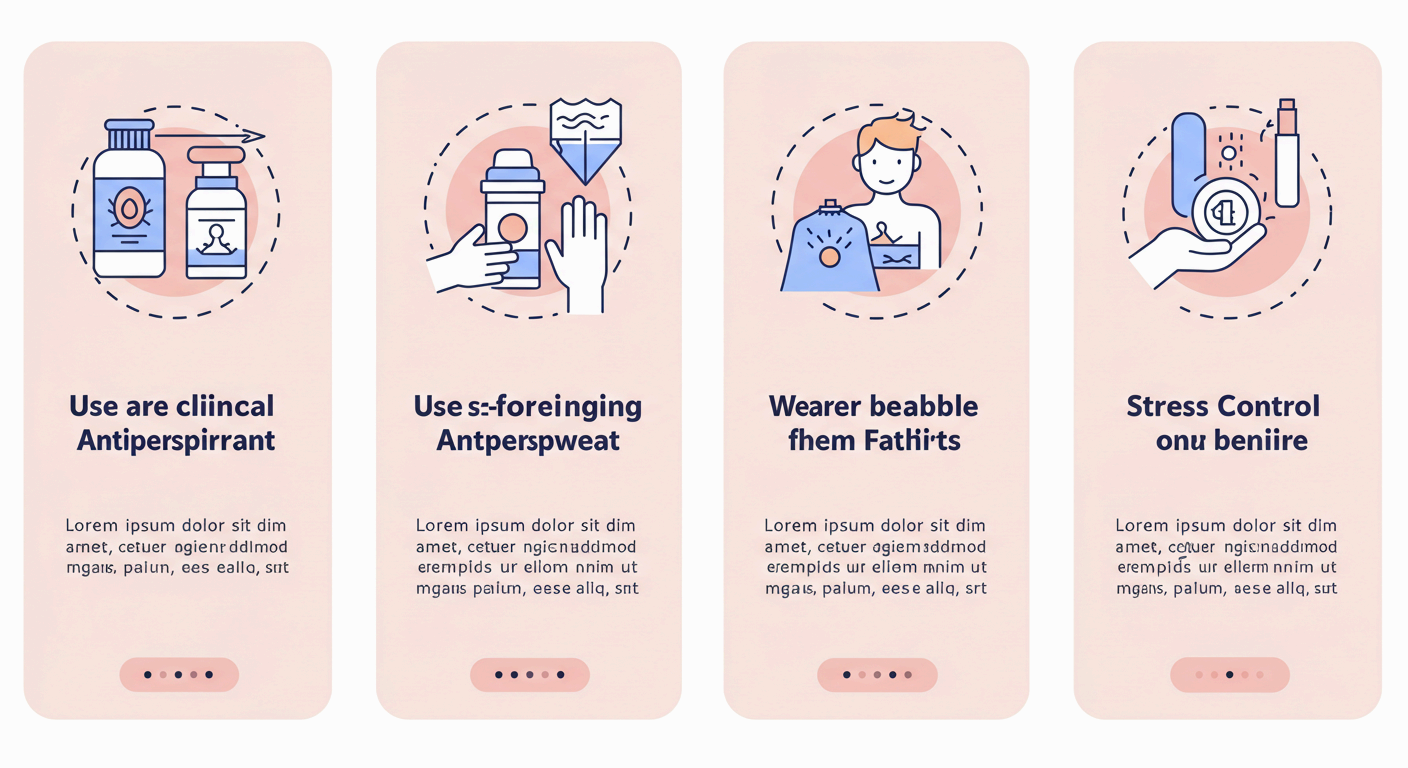 겨드랑이 땀이 많이 나는 이유 (+ 겨드랑이 냄새 제거방법)