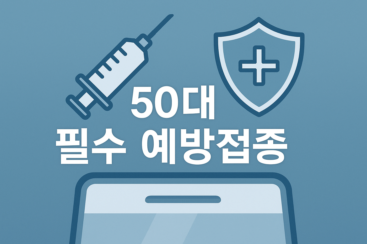 중장년 건강 필수 ✅ 50대부터 챙겨야 할 백신 총정리