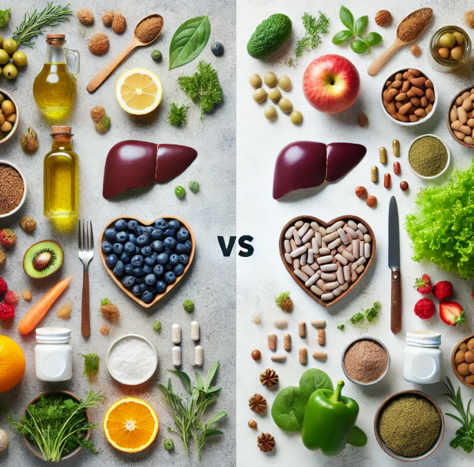 간 건강을 위한 자연식품과 건강보조제: 무엇이 더 효과적일까?