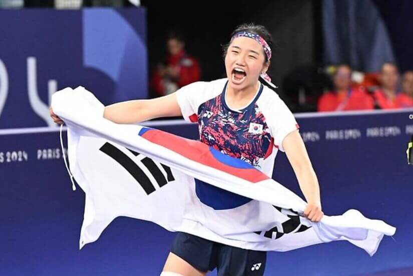 기뻐하는 안세영