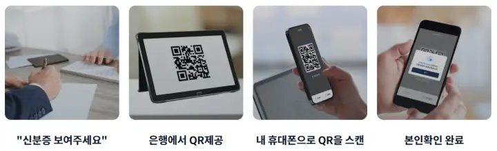 은행에서 이용하는 모바일 신분증-이미지
