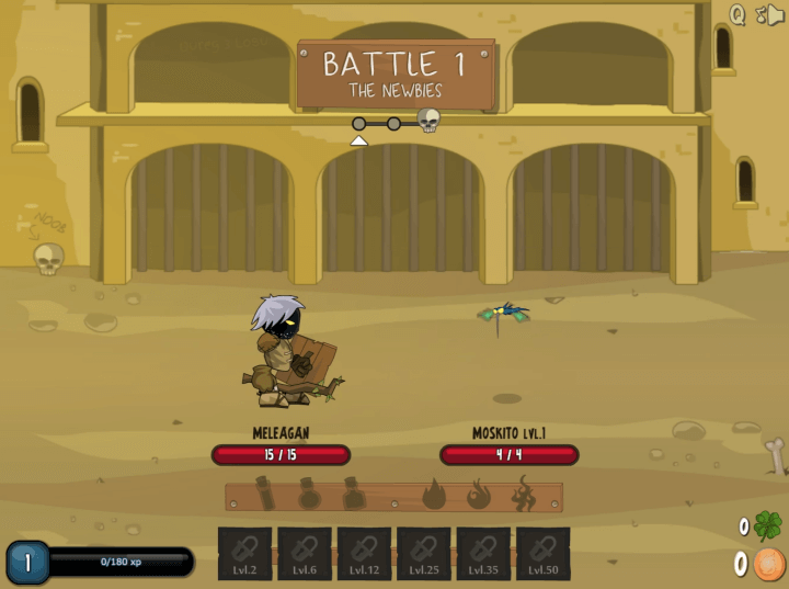 스워드-앤-소울-플래시게임-시작-화면