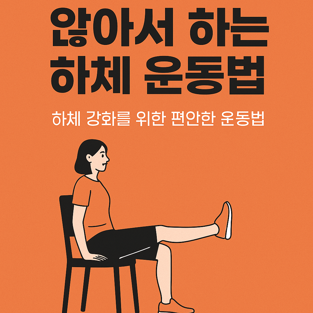 2.앉아서 할 수 있는 하체 운동 3가지 (확장)