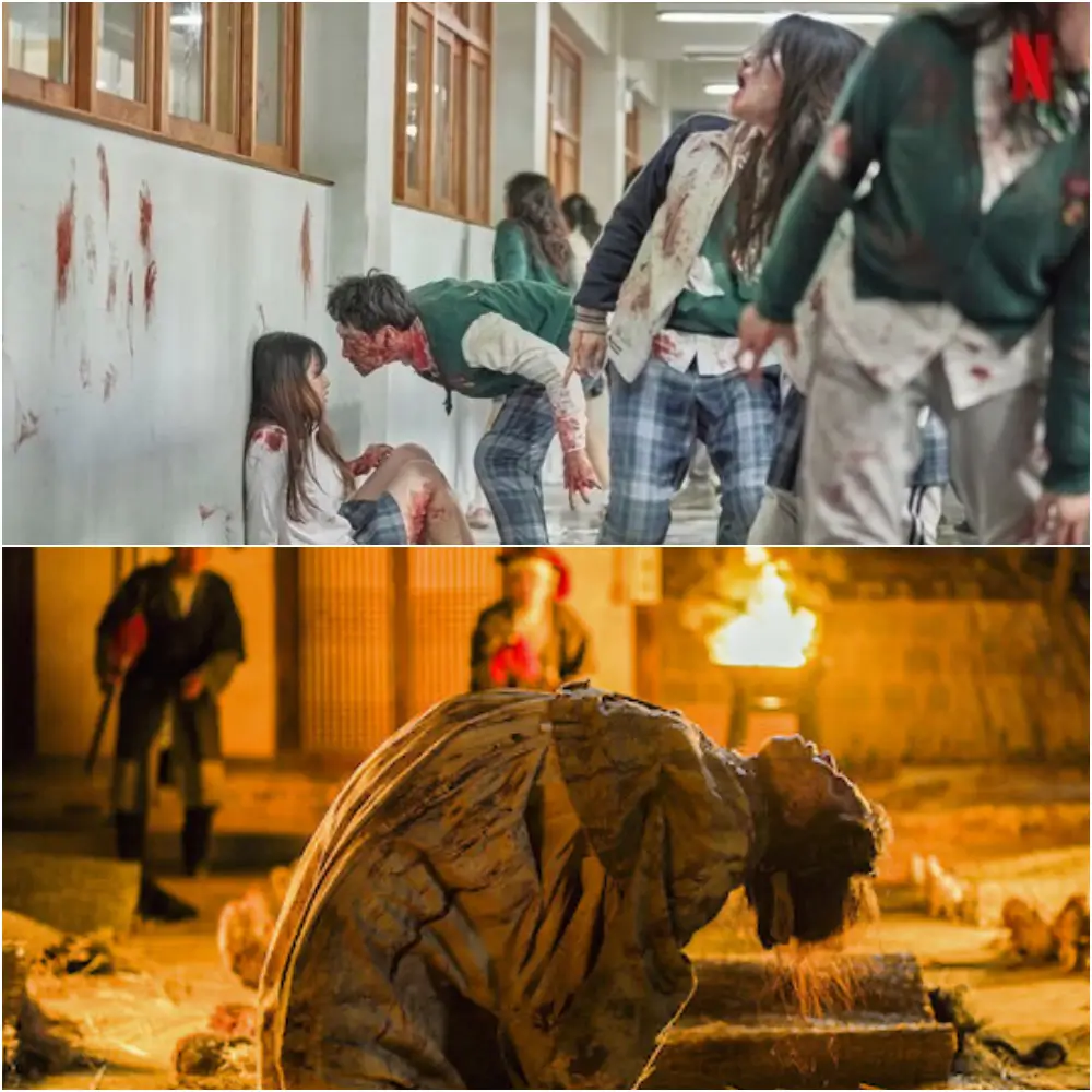 지금 우리학교는, 킹덤 속 좀비들