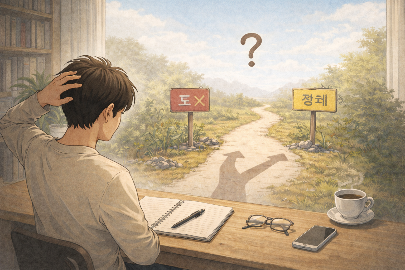 정체는 왜 쉽게 포기로 오해되는가