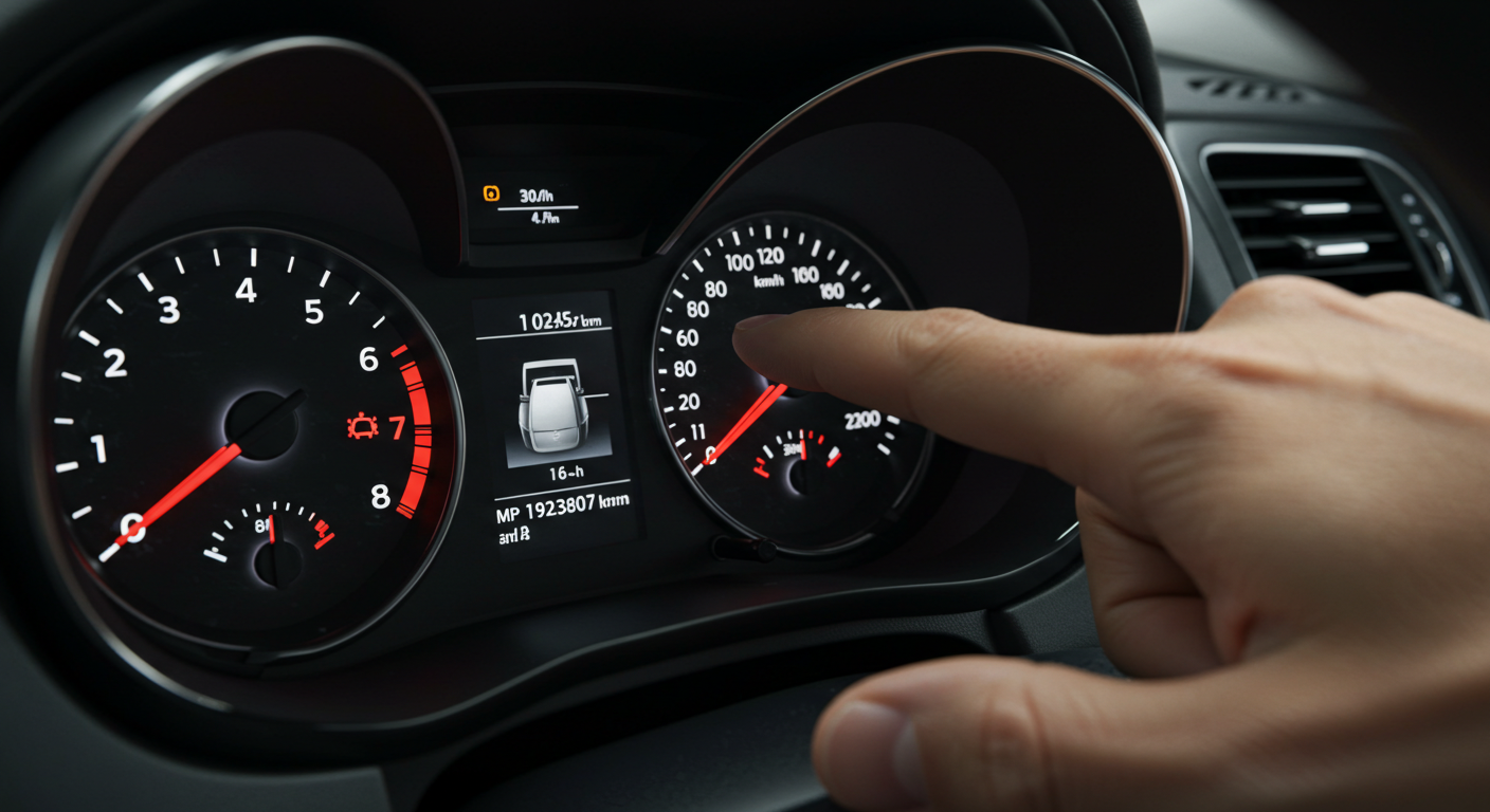 주행거리 조작 여부 확인