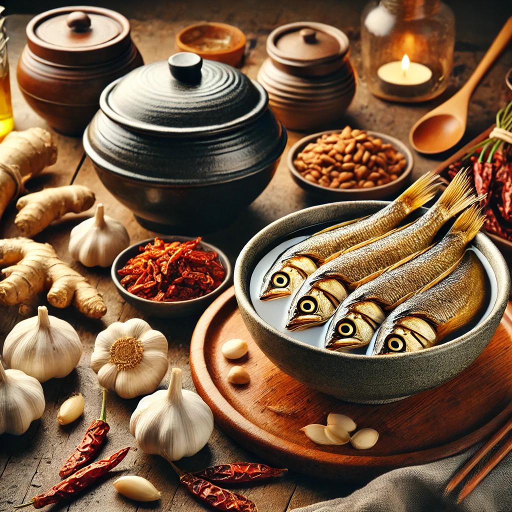 김장 양념 황태육수