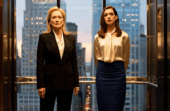『The Devil Wears Prada 2』에서 Miranda Priestly 역의 Meryl Streep 장면