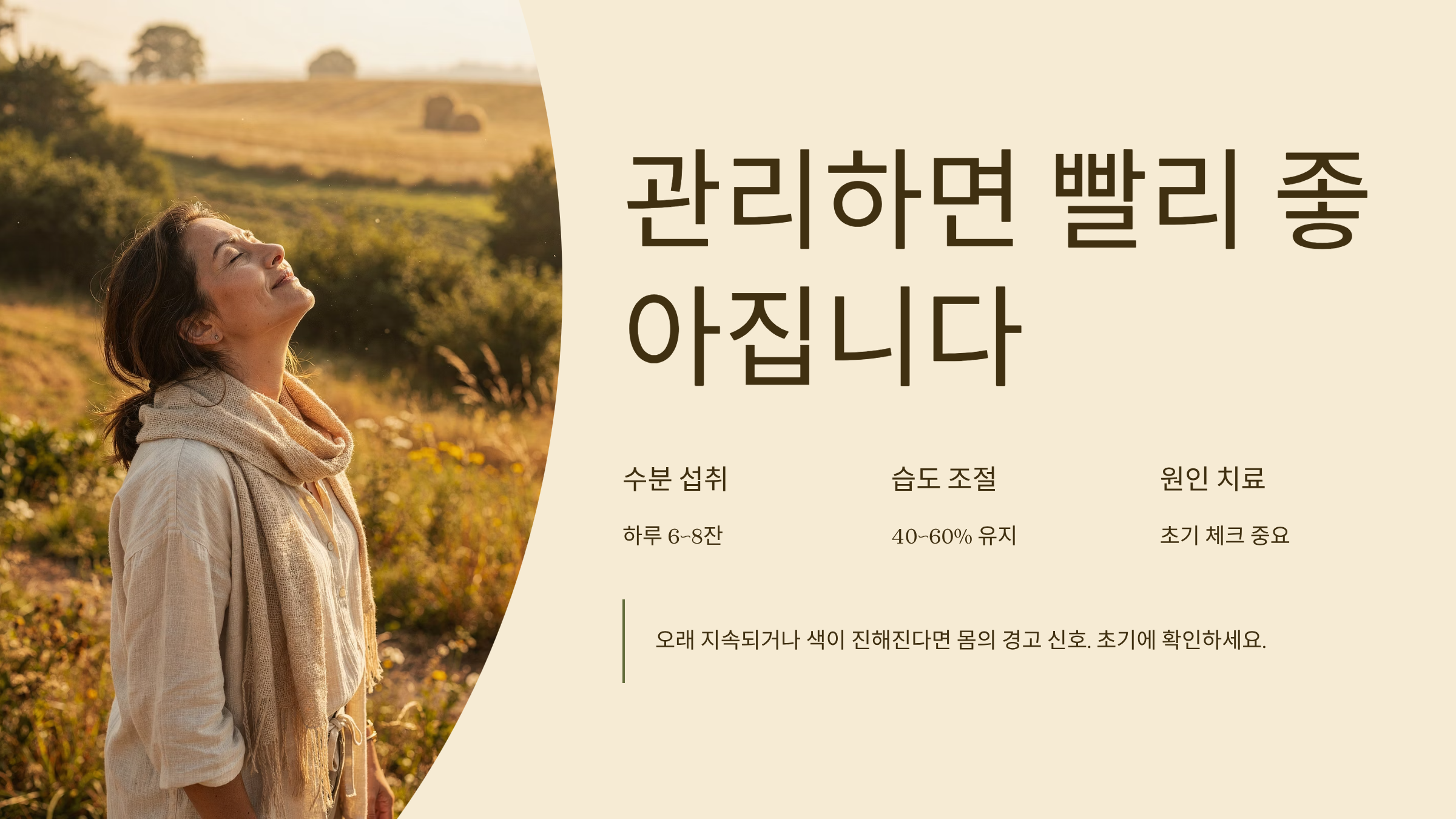 가래를 없애는 방법 관리하면 빨리 없어집니다.