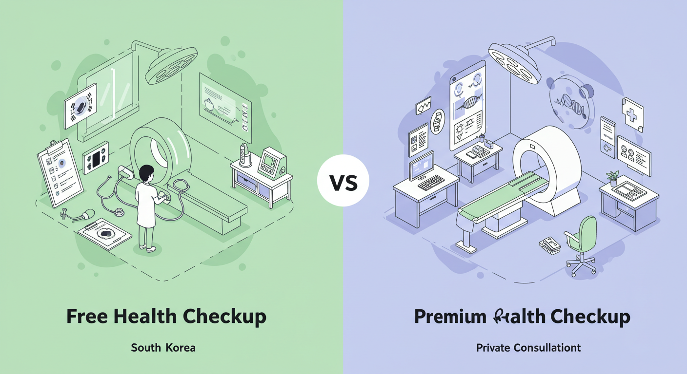 무료 건강검진 vs 유료 건강검진, "정확히 뭐가 다를까?"