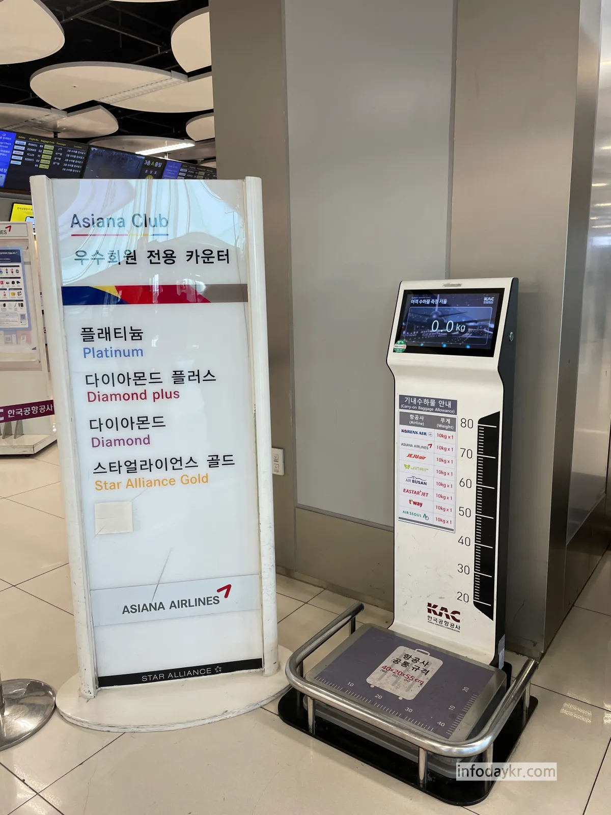 김포공항-무게재는곳