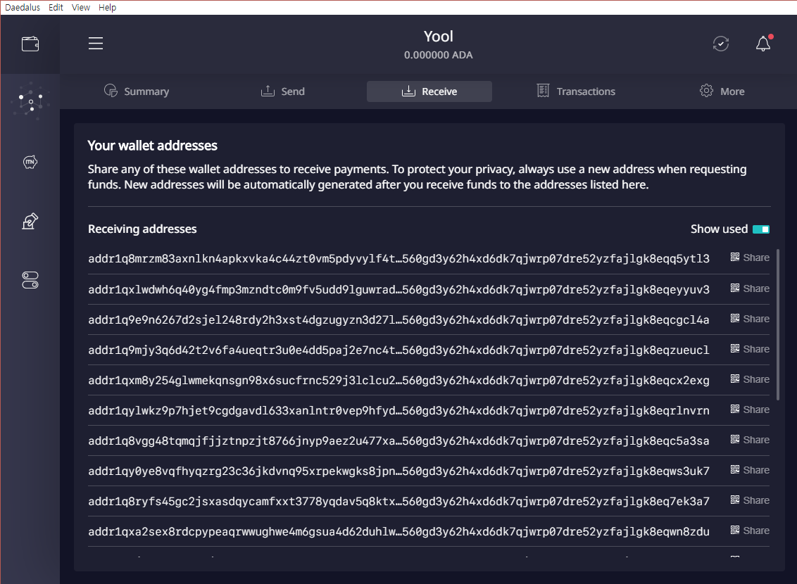 다이달로스-지갑주소