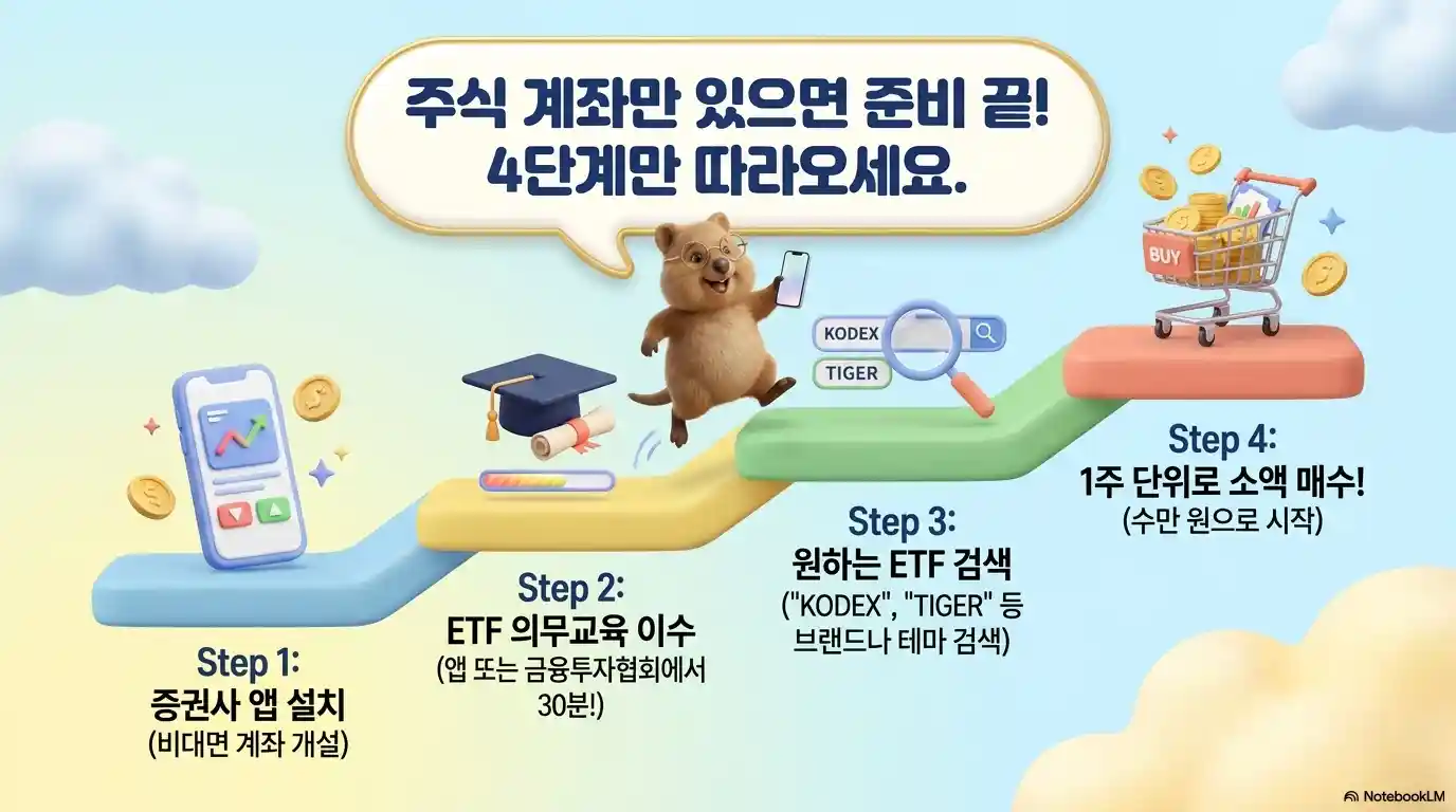 ETF 투자 방법, 단계별 안내