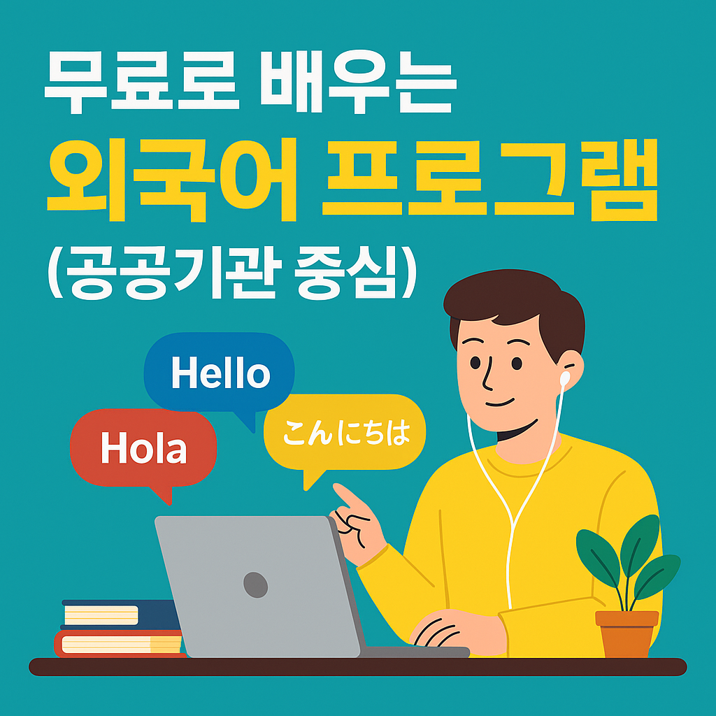 무료로 배우는 외국어 프로그램 무료 강의 플랫폼