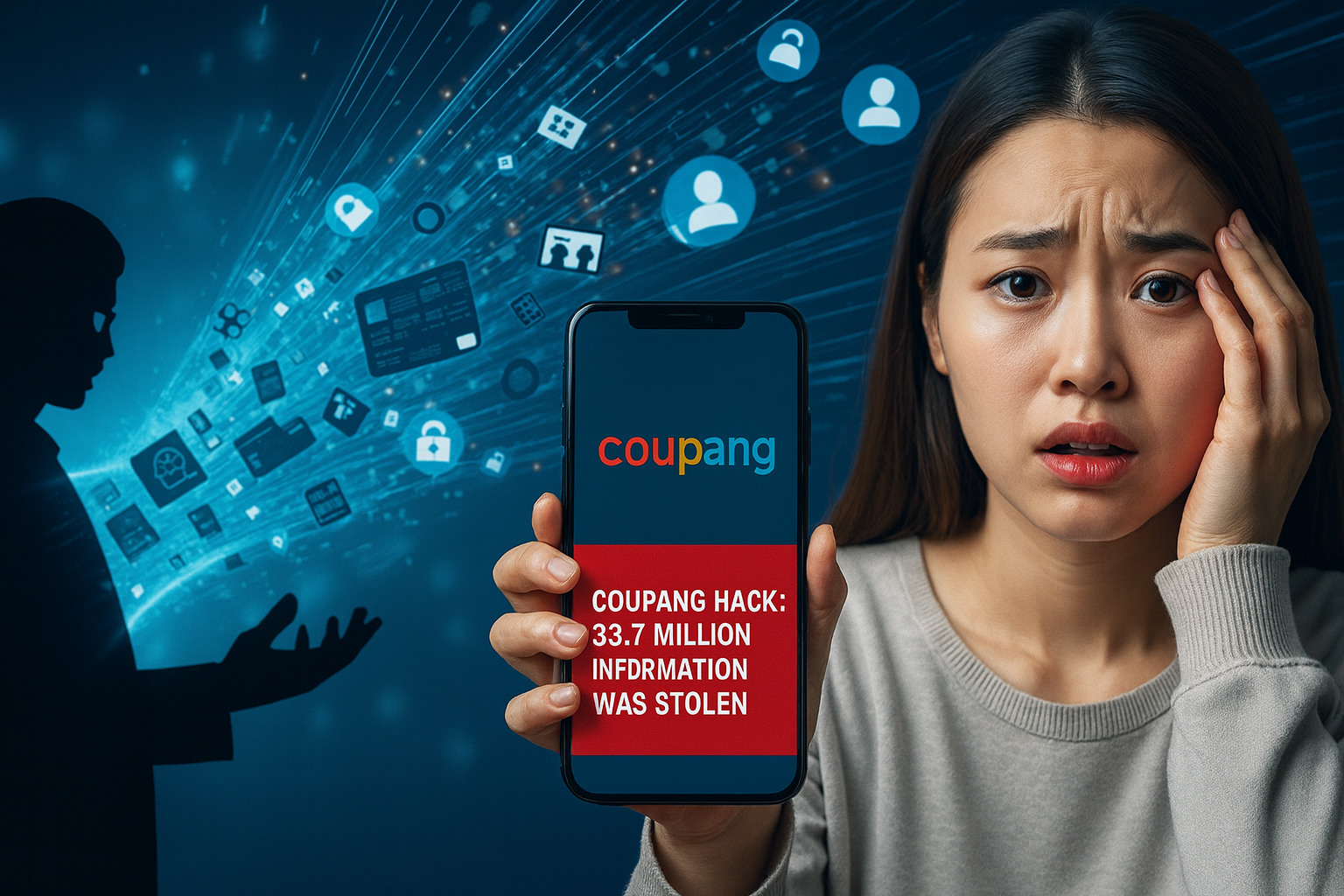 쿠팡 개인정보 노출에 따른 이미지