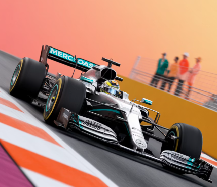 메르세데스 쇼런 경주하는 예시 이미지