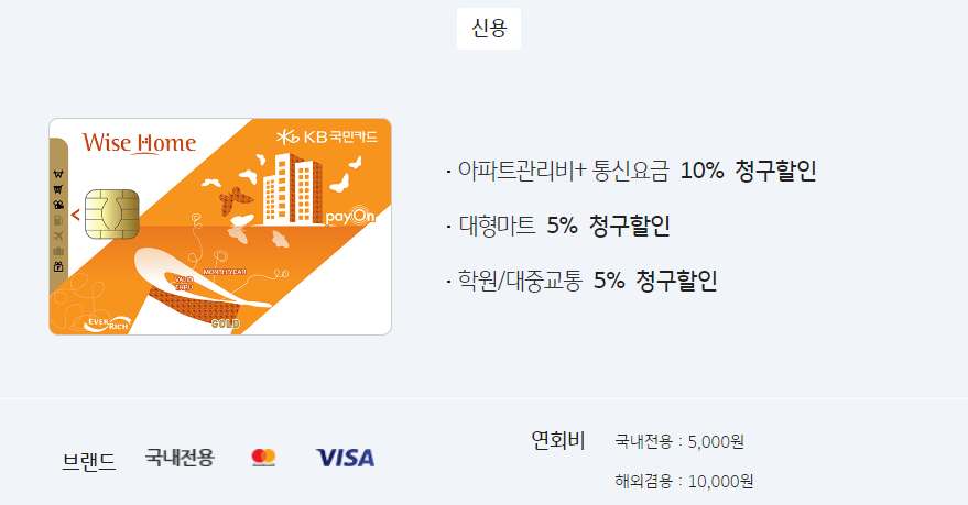 관리비 할인카드