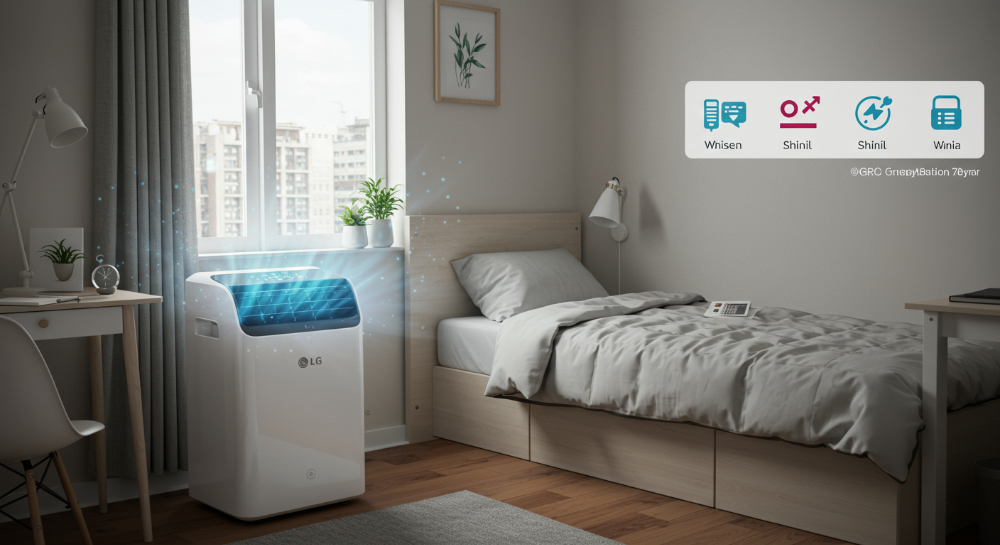 원룸엔 벽걸이 NO! 1인 가구에 딱 맞는 휴대용 에어컨 기준은 따로 있다!