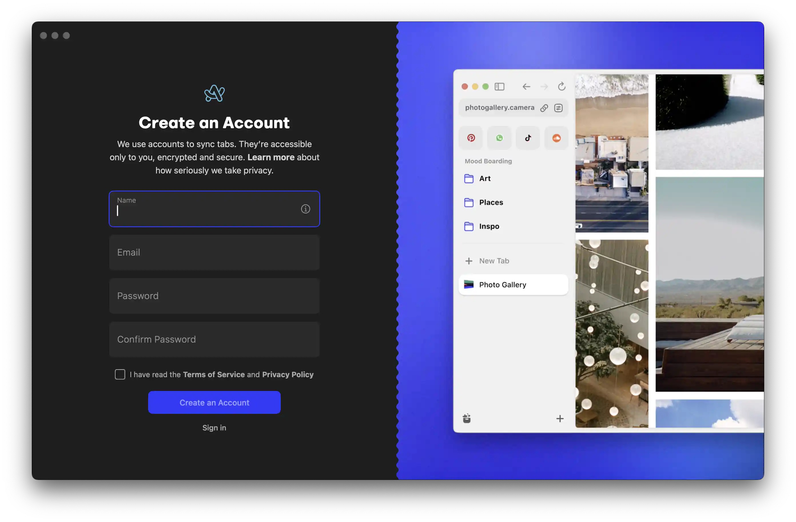 아크 계정 생성