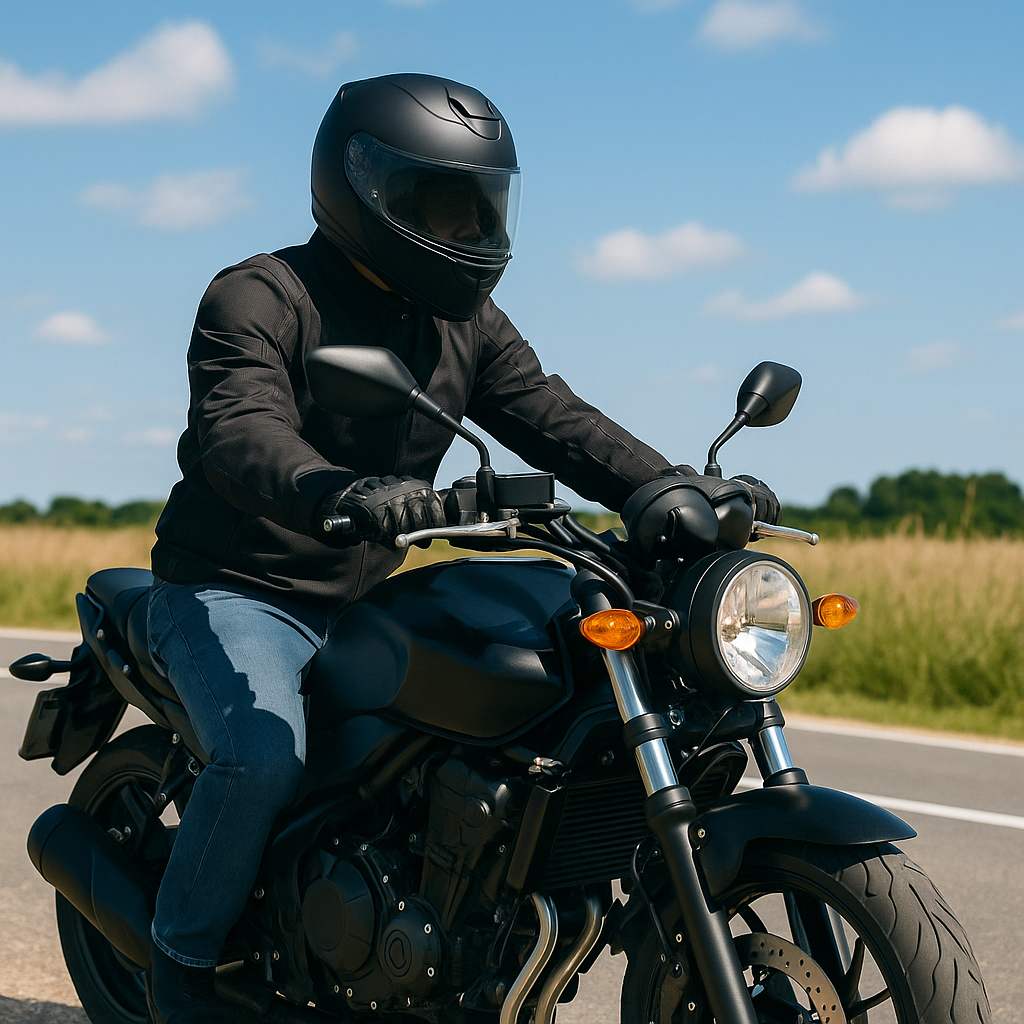 오토바이 타는 사람