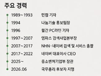 한성숙 프로필 총정리|나이·학력·고향·재산·남편·네이버 경력까지1