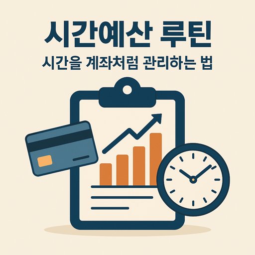 시간을 자산으로 만드는 루틴 실천 중인 사람의 모습