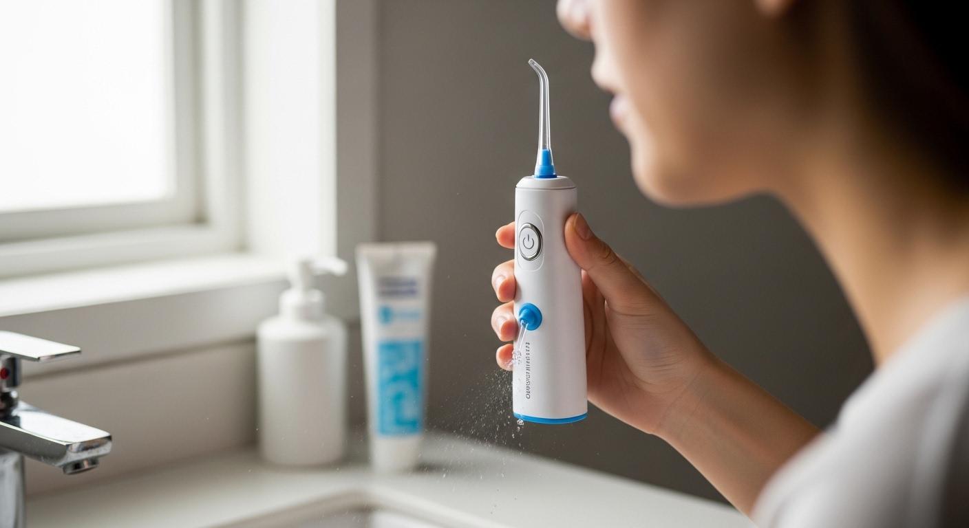 약한 수압 충전식 구강세정기 내돈내산 후기