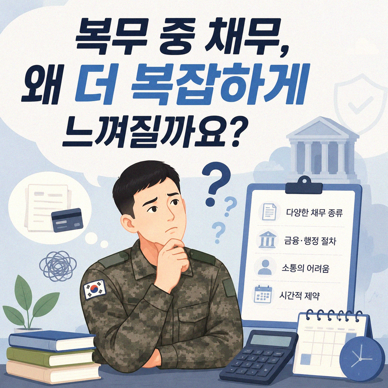 군복무 중 대출, 빚 때문에 막막하다면? 경험자가 알려주는 해결 방안