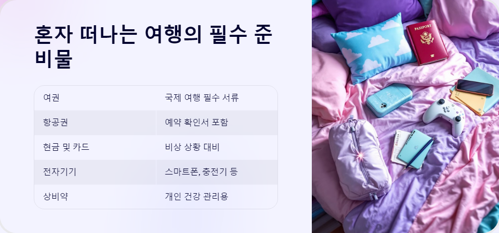 여행준비