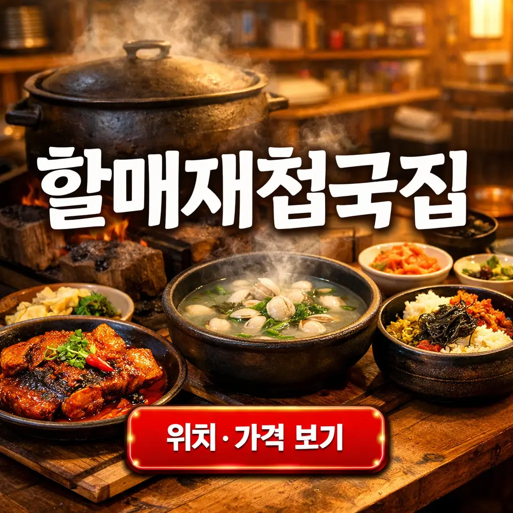 생생정보 할매재첩국집 할매밥됩니까 (+위치, 가격)