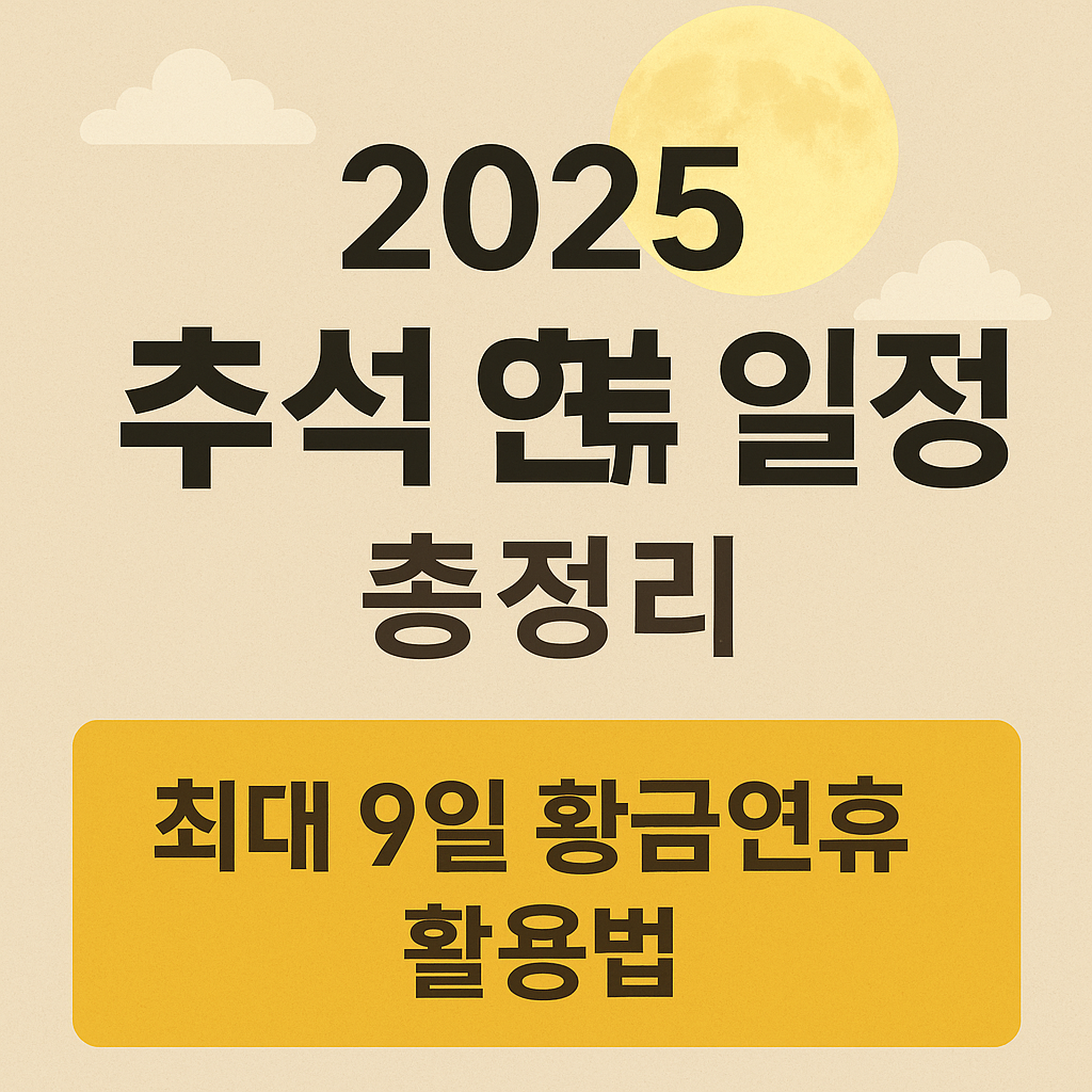 2025 추석 연휴 일정, 추석 2025, 추석 연휴 교통상황, 추석 여행 추천, 추석 대체공휴일, 2025 황금연휴