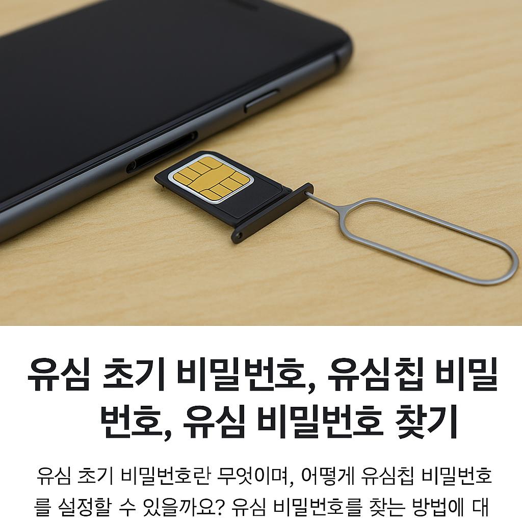 유심 초기 비밀번호