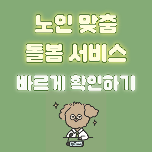 노인맞춤돌봄서비스