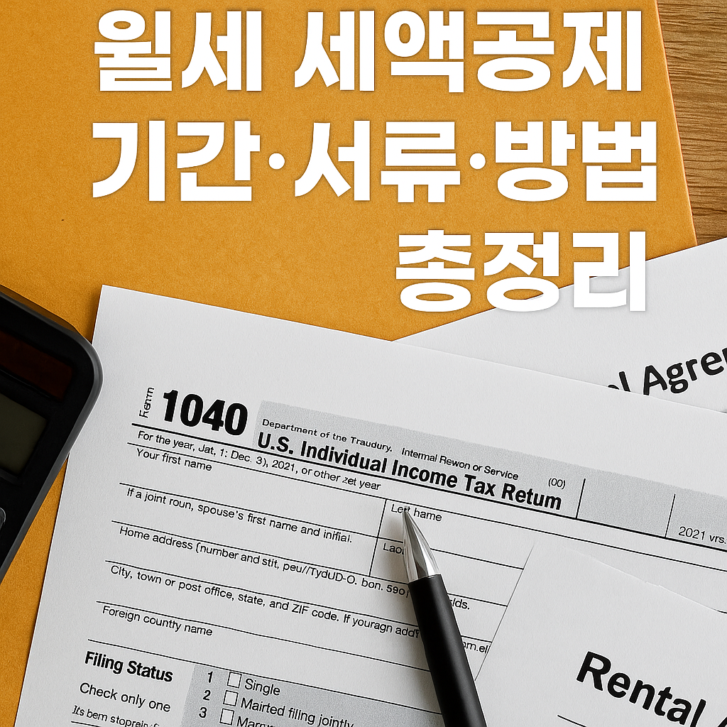 연말정산 월세 세액공제 기간 및 방법 구비서류 이것만 보시면 됩니다