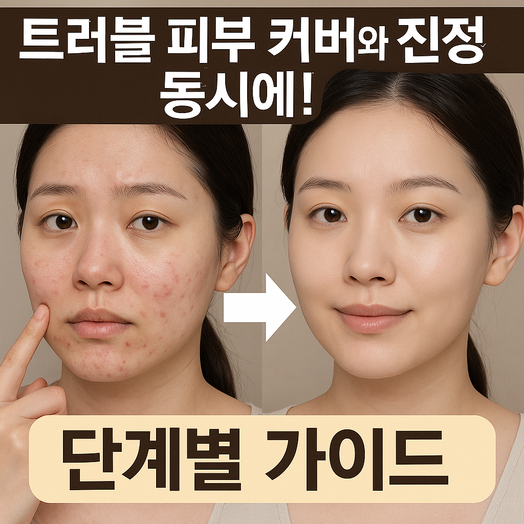 트러블 피부