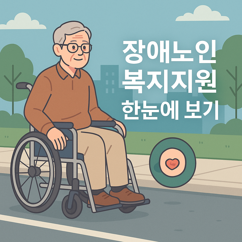 65세 이상 장애노인을 위한 복지지원 제도 총정리👴