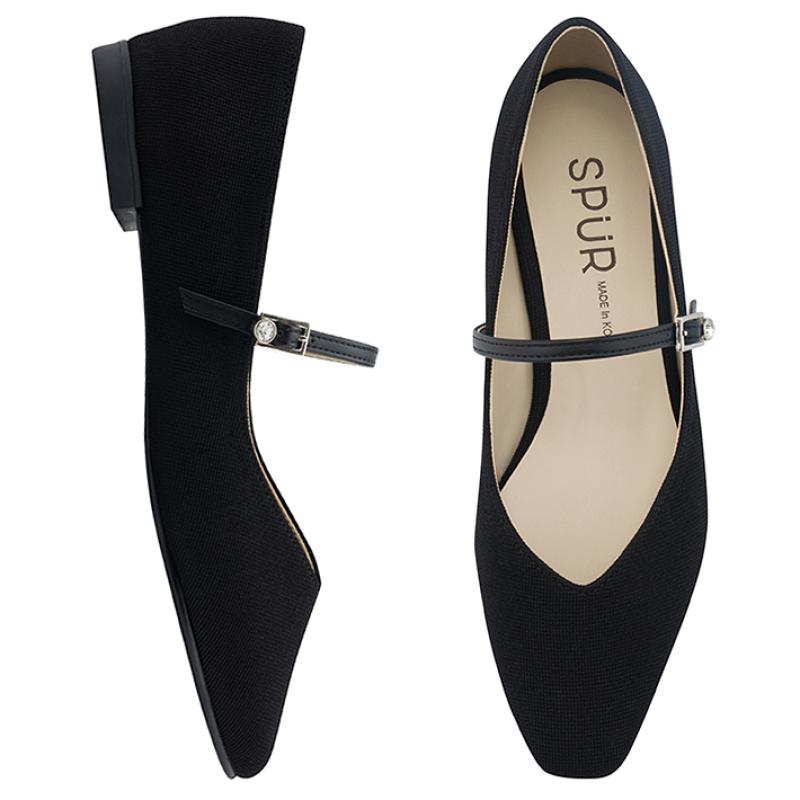 SPUR스퍼 Jewel buckle maryjanes OF9021