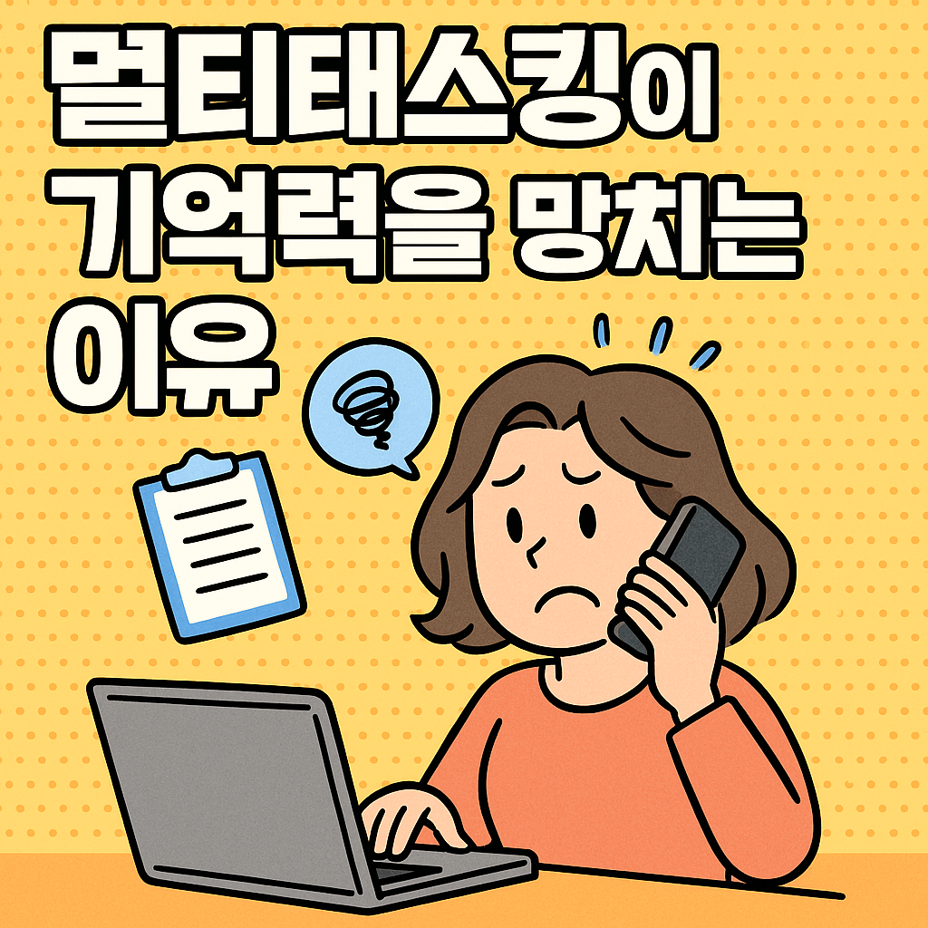 멀티태스킹이 기억력을 망치는 이유 관련사진