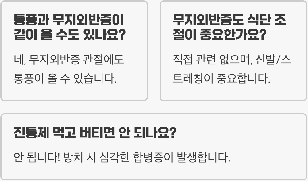 엄지발가락 발통증&amp;#44; 통풍 vs 무지외반증 증상으로 1분 만에 구분하기