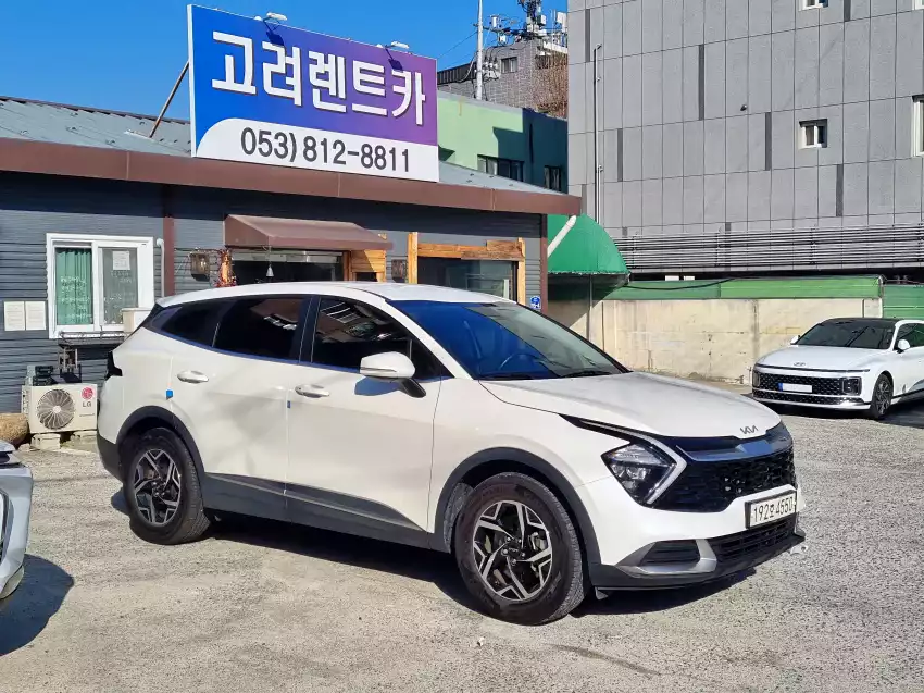 그린카로 빌린 스포티지 1.6T입니다.