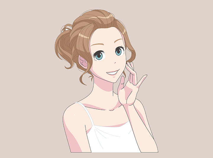 피부-관리를-하는-여성