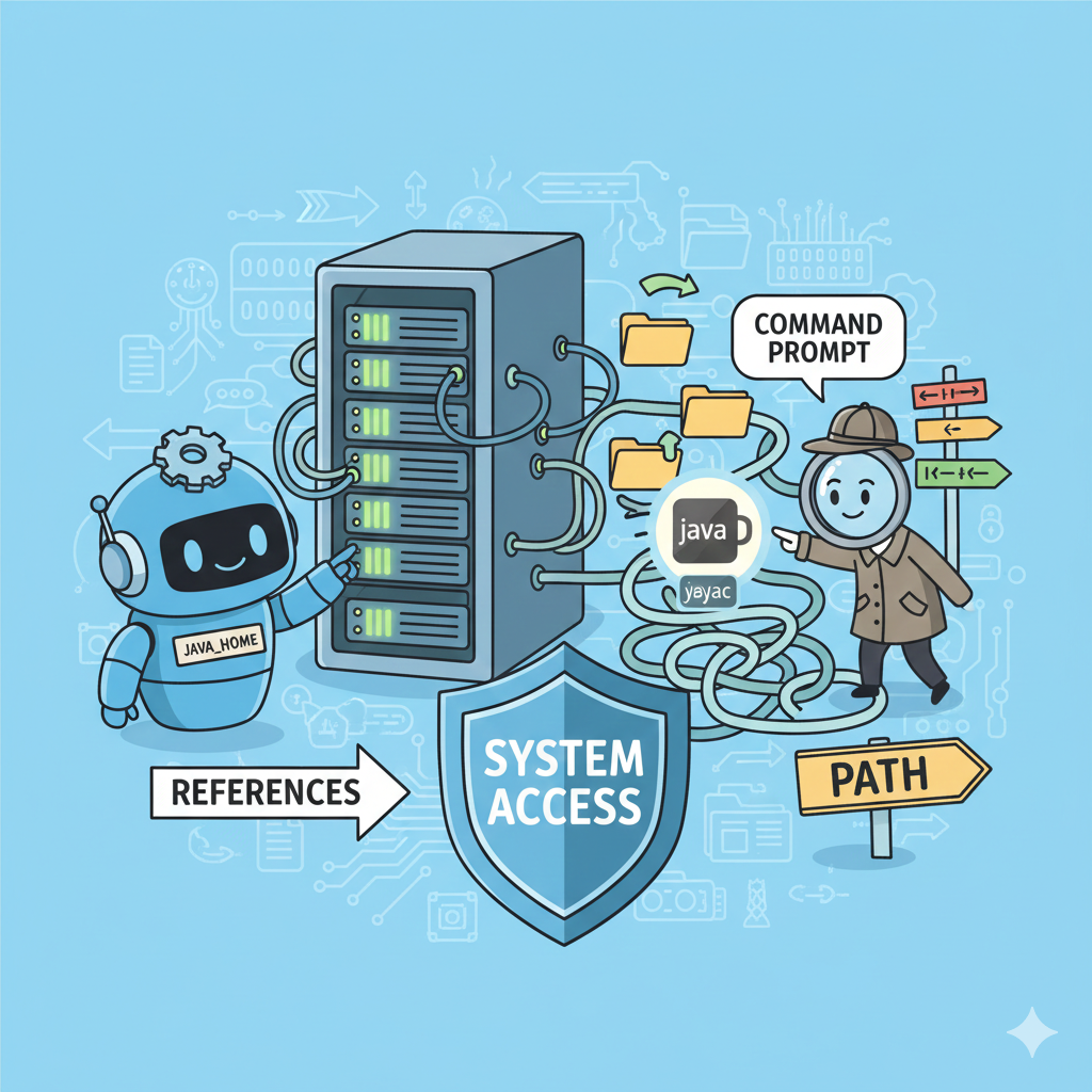 환경 변수(JAVA_HOME, PATH)를 설정