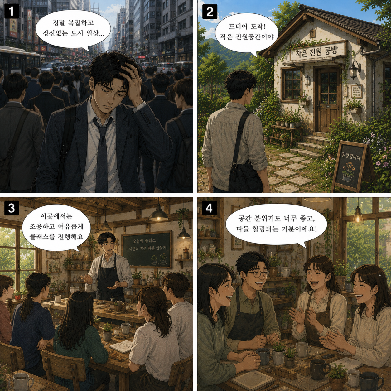 작은 공간에서 공방으로 활용가능