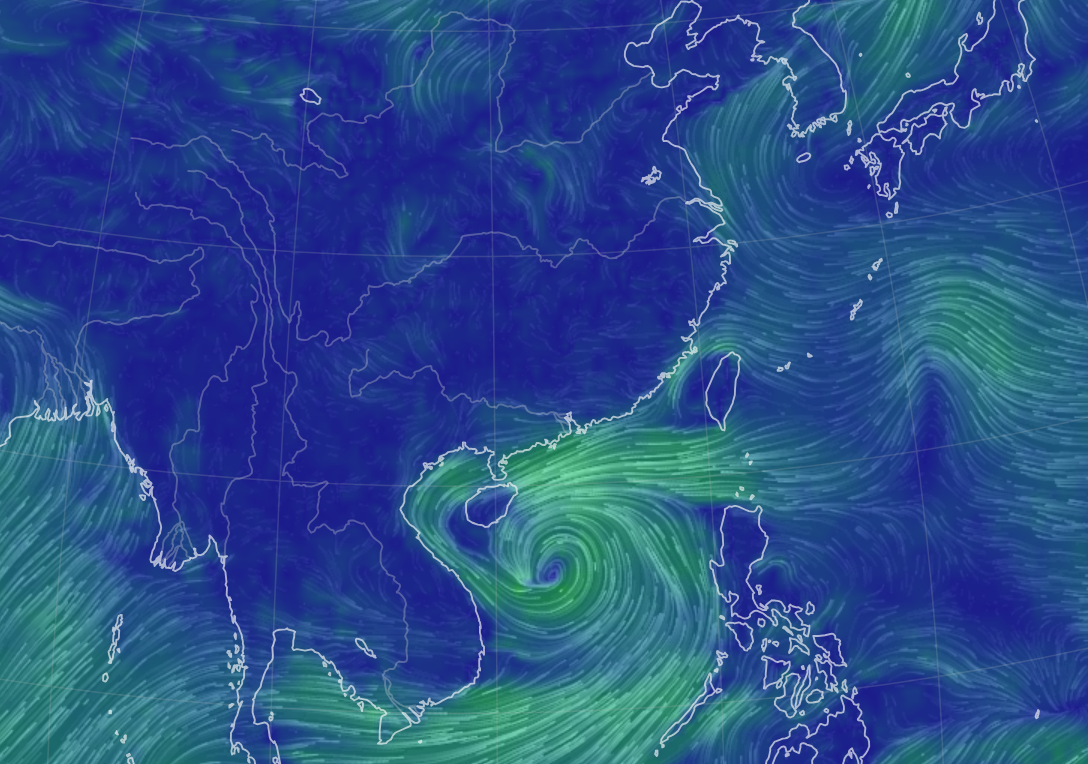 14호 태풍 농파 예상 경로