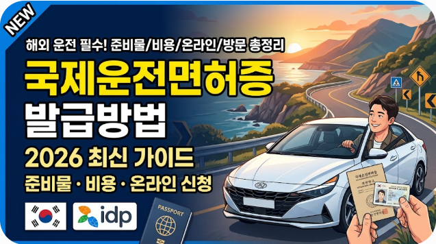 국제운전면허증 발급방법