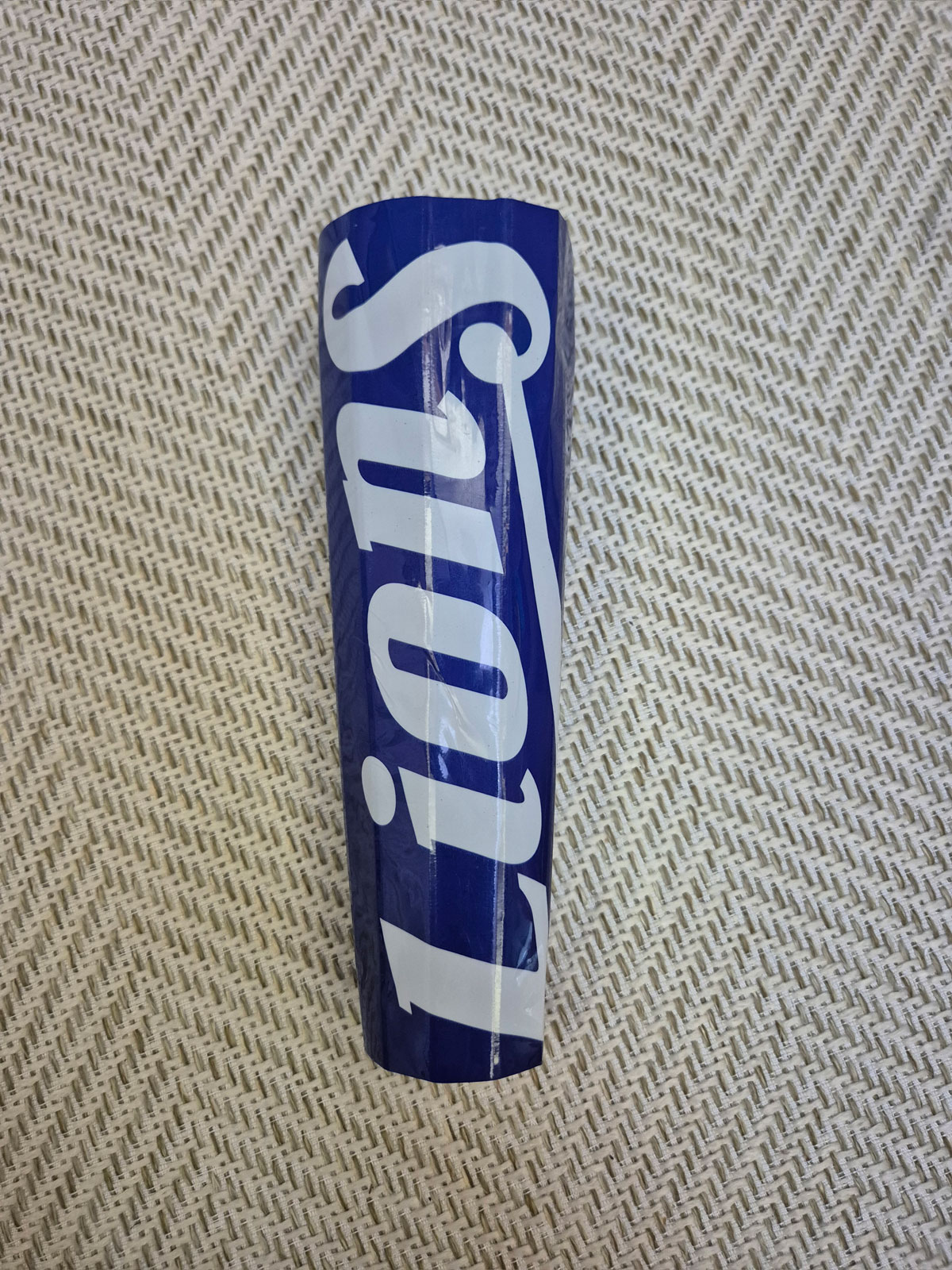 스윙배트쿠키 크기에 맞게 위, 아래 필름을 다 잘라낸 사진