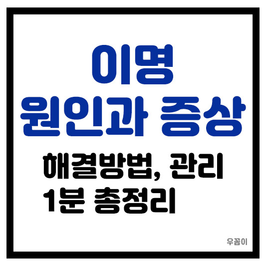이명 귀에서 소리날 때 원인과 치료 방법 증상 관리하는 방법