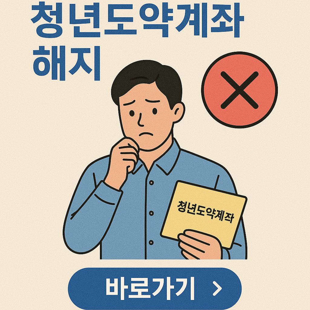 청년도약계좌 해지 서류